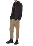 Figure View - Click To Enlarge - SONG FOR THE MUTE - Drawstring zip hem jogging pants