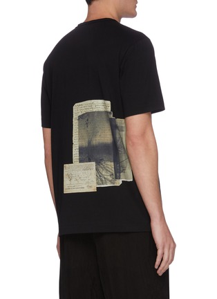 Back View - Click To Enlarge - ZIGGY CHEN - Panelled graphic print T-shirt