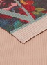 Detail View - Click To Enlarge - VALENTINO GARAVANI - Valentino Garavani Floral VLOGO print virgin wool-cashmere rib knit scarf