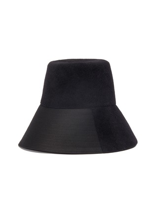 Main View - Click To Enlarge - VALENTINO GARAVANI - Valentino Garavani Twill brim felt bucket hat