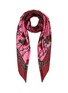 Main View - Click To Enlarge - VALENTINO GARAVANI - Valentino Garavani x UNDERCOVER rose chain print silk scarf