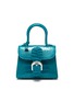 Main View - Click To Enlarge - DELVAUX - 'Brillant Mini' patent alligator leather satchel