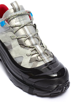Detail View - Click To Enlarge - BURBERRY - 'H1 Story 5 Runner' contrast sole sneakers