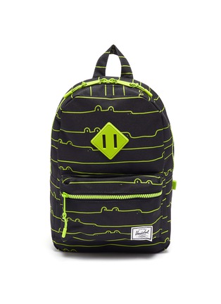Main View - Click To Enlarge - HERSCHEL SUPPLY CO. - 'Heritage' alligator print canvas 9L kids backpack
