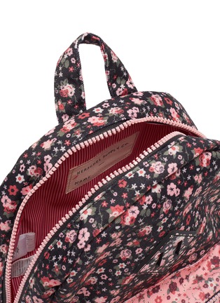 Detail View - Click To Enlarge - HERSCHEL SUPPLY CO. - 'Heritage' floral print canvas 9L kids backpack
