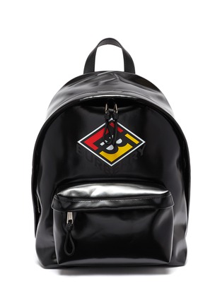 Main View - Click To Enlarge - BURBERRY - Logo print backpack