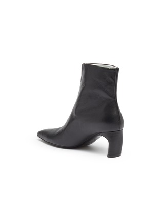  - ROSETTA GETTY - Zip front leather ankle boots