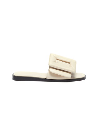 Main View - Click To Enlarge - BOYY - 'Puffy' single band buckle leather sandal