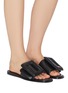 Figure View - Click To Enlarge - BOYY - Buckle single band leather sandals