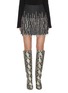 Main View - Click To Enlarge - 16ARLINGTON - Bead tassel embellished mini skirt