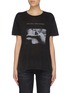 Main View - Click To Enlarge - R13 - 'Joy Division' slogan photographic print cotton-cashmere boy T-shirt