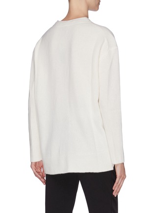 Back View - Click To Enlarge - JAMES PERSE - Oversized crew neck sweater