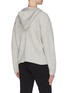 Back View - Click To Enlarge - JAMES PERSE - Cropped zip rib knit hoodie