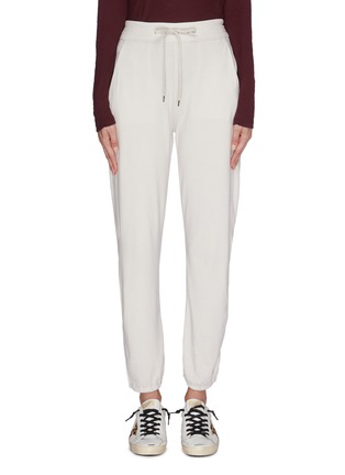 Main View - Click To Enlarge - JAMES PERSE - Relaxed polar fleece draw string sweatpants