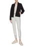 Figure View - Click To Enlarge - JAMES PERSE - Cropped funnel neck track jacket