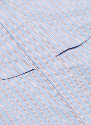 Detail View - Click To Enlarge - JONATHAN LIANG - Asymmetric belt layered shirt dress