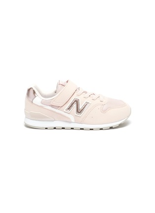 Main View - Click To Enlarge - NEW BALANCE - '996' mesh leather kids sneakers