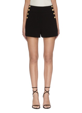 Main View - Click To Enlarge - ALICE & OLIVIA - 'Donald' side button tailored shorts