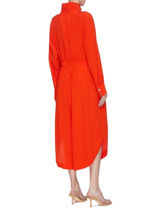 Back View - Click To Enlarge - TIBI - Heavy silk jumpsuit