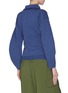 Back View - Click To Enlarge - TIBI - Half zip marl knit sweater