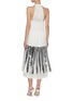 Back View - Click To Enlarge - TIBI - 'Claude' sequin layered halter dress