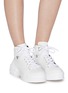 Figure View - Click To Enlarge - PIERRE HARDY - 'Trap' chunky outsole combat sneakers