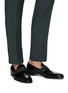 Figure View - Click To Enlarge - SANTONI - 'Moore' grosgrain band patent leather loafers