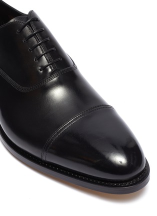 Detail View - Click To Enlarge - SANTONI - 'Wilson' leather Oxfords