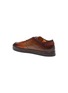  - SANTONI - Burnished leather sneakers