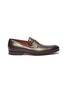 Main View - Click To Enlarge - SANTONI - 'Arizona Bologna' leather penny loafers