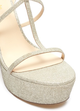 Detail View - Click To Enlarge - CULT GAIA - 'Angela' glitter platform sandals