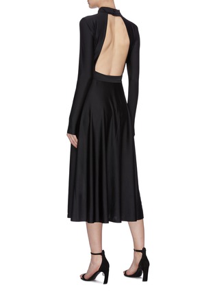Back View - Click To Enlarge - ROTATE - 'Number 35' open back jumpsuit and skirt