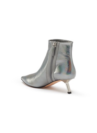  - ALCHIMIA DI BALLIN - 'Quake' holographic leather ankle boots