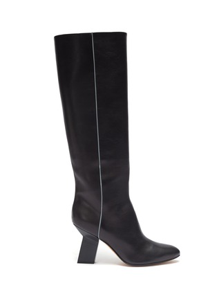Main View - Click To Enlarge - ALCHIMIA DI BALLIN - Angular heel thigh high leather boots