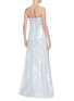Back View - Click To Enlarge - LEAL DACCARETT - 'Noches De Verano' sequin strip strapless gown