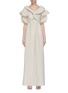 Main View - Click To Enlarge - LEAL DACCARETT - 'Anastasia' twisted front puff sleeve maxi dress