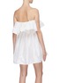 Back View - Click To Enlarge - LEAL DACCARETT - 'Perlas Blancas' ruffle sleeveless dress