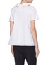 Back View - Click To Enlarge - LEAL DACCARETT - 'Brilliante' layered collar short sleeve top