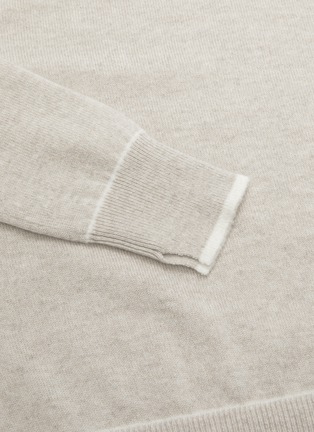  - EQUIL - Contrast seam cashmere sweater