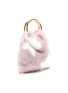 Detail View - Click To Enlarge - SIMONETTA RAVIZZA - 'Furrsac' ring handle star print mink fur bag