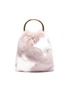 Main View - Click To Enlarge - SIMONETTA RAVIZZA - 'Furrsac' ring handle star print mink fur bag