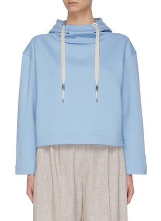 Main View - Click To Enlarge - EQUIL - Hooded crop sweatshirt