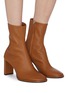 Figure View - Click To Enlarge - THE ROW - 'Tea Time' leather ankle boots