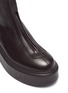 Detail View - Click To Enlarge - THE ROW - Zip leather platform boots