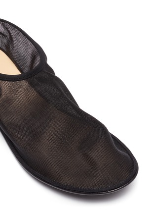 Detail View - Click To Enlarge - THE ROW - Mesh slipper flats