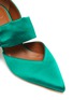 Detail View - Click To Enlarge - MALONE SOULIERS - 'Maite' glass crystal buckle satin pumps
