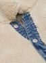 - GRLFRND - 'Miya' shearling panel denim jacket