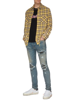 Figure View - Click To Enlarge - AMIRI - 'MX1' distressed jeans