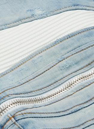  - AMIRI - MX2' ribbed panel biker jeans