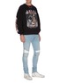Figure View - Click To Enlarge - AMIRI - MX2' ribbed panel biker jeans